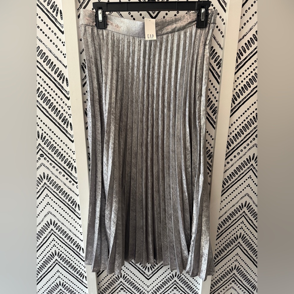 GAP Silver Maxi Skirt
